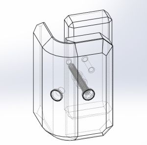 90º Lap or Butt Joint Mall Glass Clamp #2